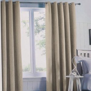 1Pc Danny Home Window Blackout Curtain- Beige