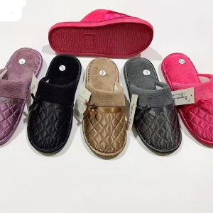 5 Pair Indoor Toe-Closed Slippers-Asorted