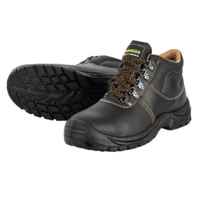 Pioneer Safety Boots With Steel Toe Cap -Black