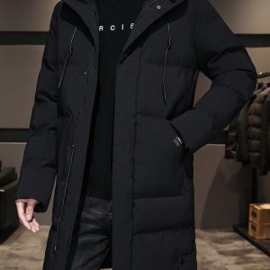 Men's Puffer Coat - Black