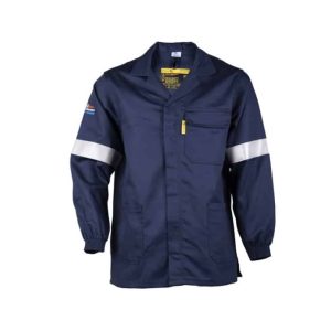 D59 Men Retartant Worksuites - Jacket Navy Blue