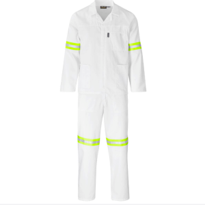 Worksite Suits Ovarall White