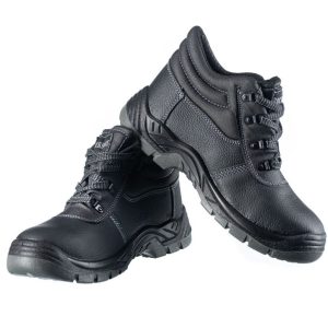 Safety Boots With Steel Toe Cap -Black
