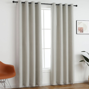 1Pc Danny Home Window Blackout Curtain - Light Beige