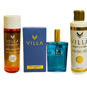 Villa Oud Perfume Lady Million Grooming 60ml, Body Lotion and Pure Tissue Oil Combo