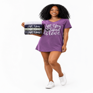 3 (Three) Graphic Print T-Shirt Nightgowns - Combo