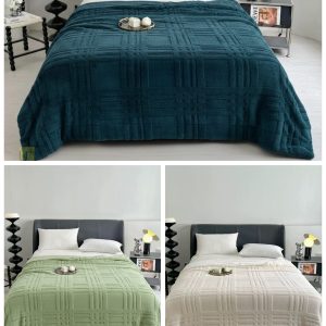 Buy Any 3 Geo Block Fleece Blankets- Combo