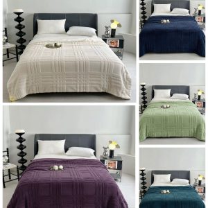Buy Any 5 Geo Block Fleece Blankets- Bulk