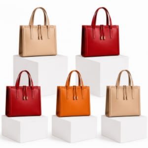 Buy 5 Tie Detail Mini Tote Bags- Bulk