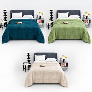 Buy Any 3 Geo Block Fleece Blankets- Combo