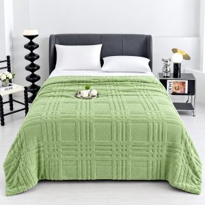Geo Block Fleece Blanket
