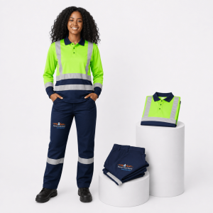 2 Piece Combo - D59 Trouser + Long Sleeves Reflective Golf T-shirt