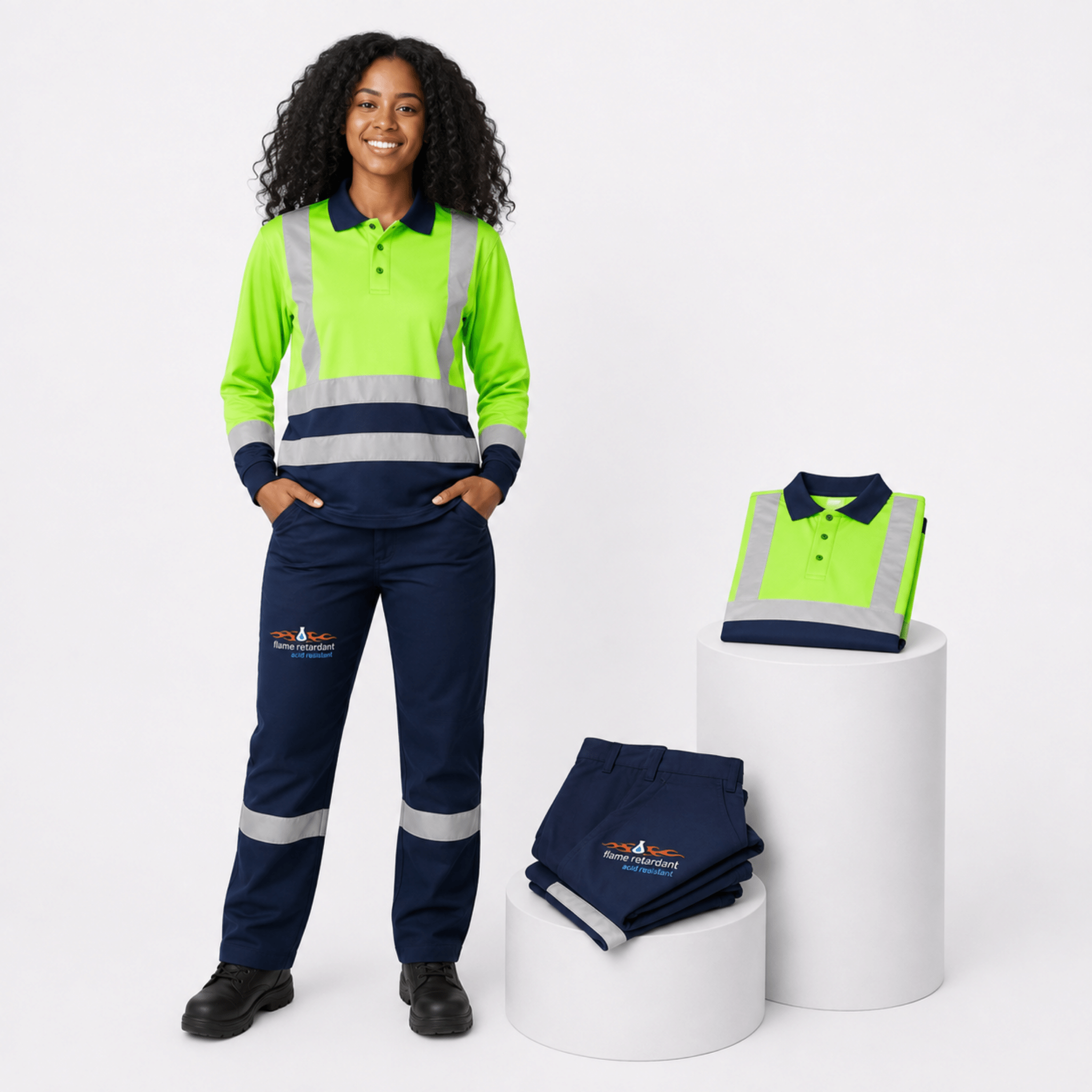 2 Piece Combo - D59 Trouser + Long Sleeves Reflective Golf T-shirt