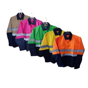 5 (Five) Reflective Shirts Two-Tone Any Color