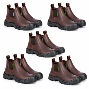 Buy 5 Pairs Pioneer Chelsea Safety Boots - Bulk
