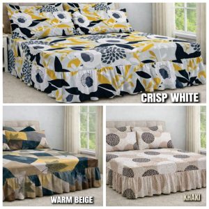 Buy Any 3 Printed Bed Sheets 5 Piece- Combo