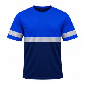 Short Sleeves Reflective Round Neck T-shirt
