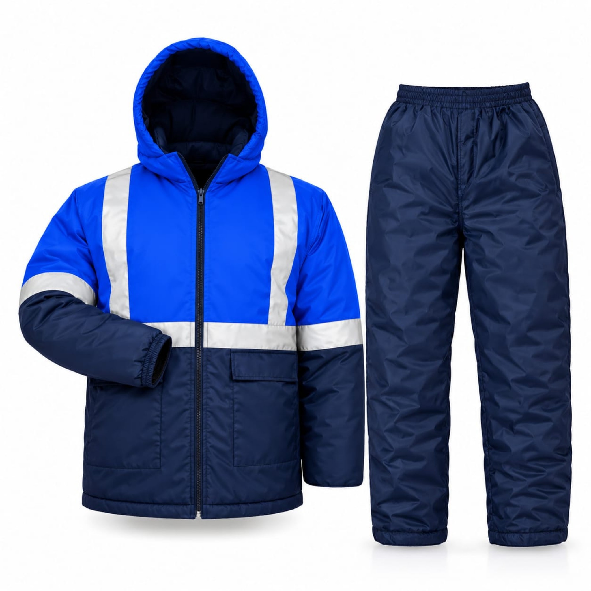 2 Piece Insulated Reflective Winter Safety Workwear Set