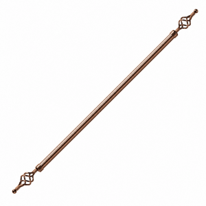 Metal Single Curtain Rod Set