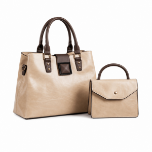 2 Piece Top-Handle Satchel Hand Bags Set